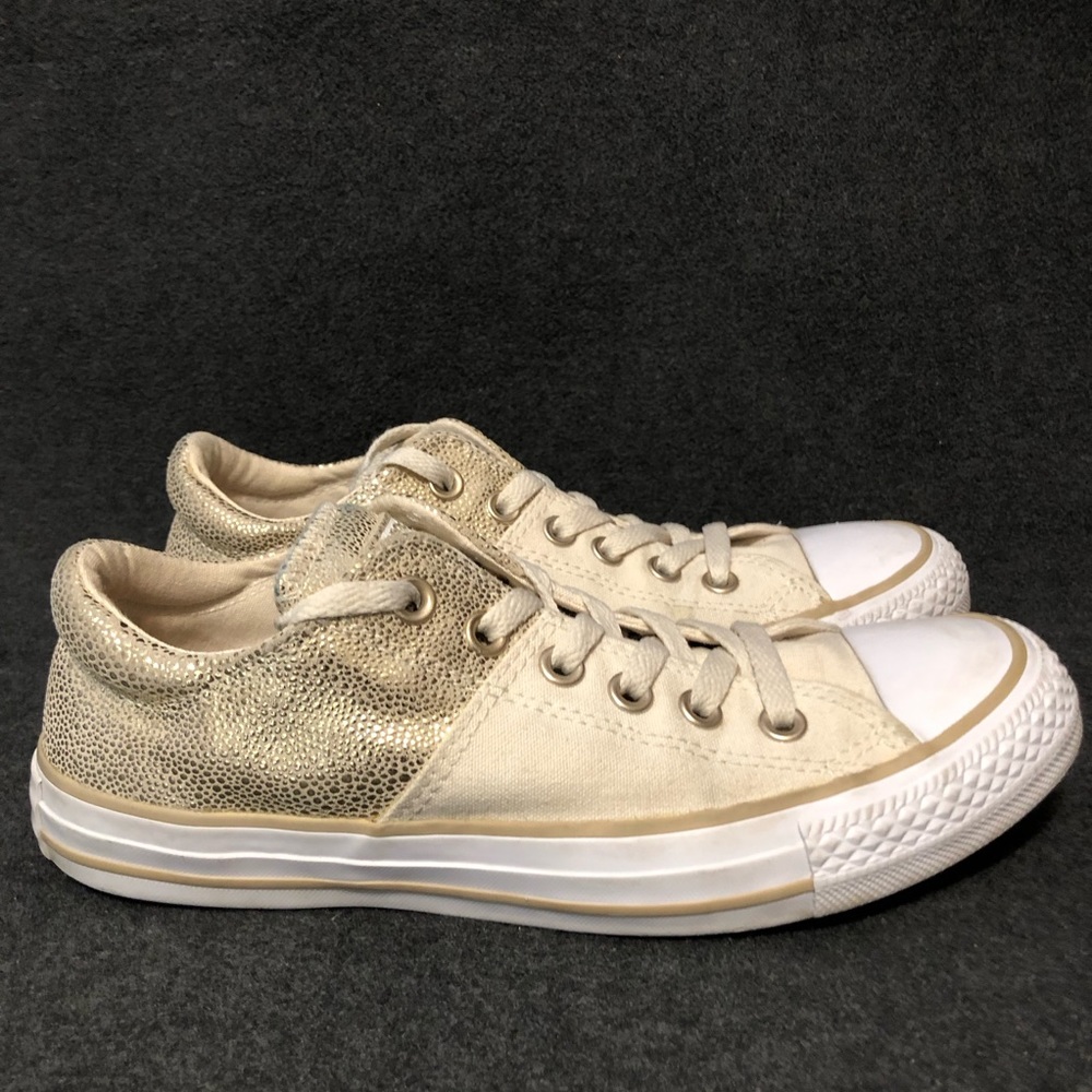 Converse Shoes Womens 7.5 Gold Madison Chuck Taylor All Star CTAS Ox Low Sneaker